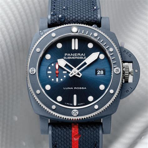 panerai submersible quarantaquattro luna rossa ti-ceramitech watch pam01466|Panerai quarantaquattro Luna Rossa.